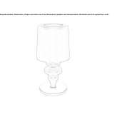 Lampa stołowa z aluminium malowana proszkowo Setubal