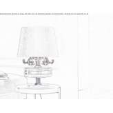 Żarowa mosiężna lampa stołowa Boraure