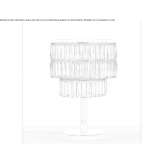 Crystal table lamp Falcone