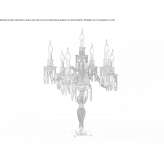 Crystal table lamp Bellem