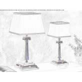 Żarowa mosiężna lampa stołowa Rive