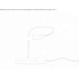 Regulowana aluminiowa lampa stołowa LED Standish
