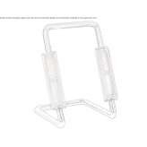 LED table lamp made of metal and glass Kadino