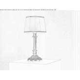 Szklana lampa stołowa Brezovo