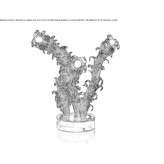 Lampa stołowa ze szkła Murano Jenec