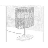 Glass LED table lamp Rodleben