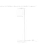 Metalowa lampa biurkowa ze stałym ramieniem Momence