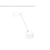 Adjustable, wireless, metal LED table lamp Hershey