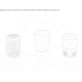 Cordless table lamp made of blown glass Pesceana