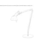 Adjustable with an aluminum desk lamp with a swing arm Ilheus