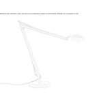 Regulowana aluminiowa lampa stołowa LED Lysomice