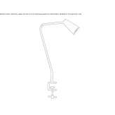 Adjustable metal LED desk lamp Santorso