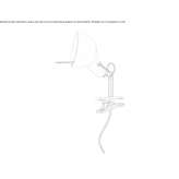 Adjustable aluminum lamp with clamp Ilheus