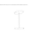 Adjustable LED table lamp with fixed arm Izbiceni