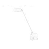 Adjustable metal LED table lamp Hershey