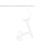 LED table lamp with USB charging Heppen