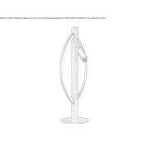 Metal LED table lamp Jerica