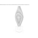 Aluminiowa lampa stołowa z marmurową podstawą Igantzi
