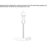 Aluminiowa lampa stołowa LED Petrinja