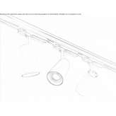 Lampa szynowa LED z odlewanego ciśnieniowo aluminium Kaarina