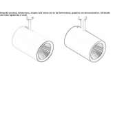 Lampa szynowa LED z odlewanego ciśnieniowo aluminium Eratsun