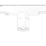 Metal LED track lamp Papanice