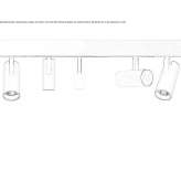 Magnetic aluminum LED track lamp Besterd