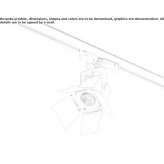 Metalowa lampa szynowa LED ze ściemniaczem Lares