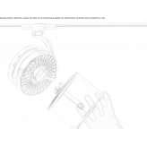 Aluminum LED track lamp Sarina