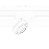 Aluminum LED track lamp Oradell