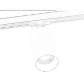 Metal LED track lamp Virojoki