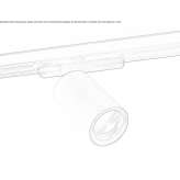 Metal LED track lamp Virojoki