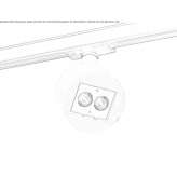 Metal LED track lamp Panambi
