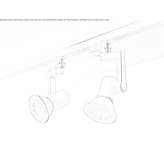 Aluminiowa lampa szynowa LED Kaarina
