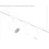 LED track lamp made of die-cast aluminum Kaarina