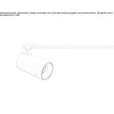 Lampa szynowa LED z odlewanego ciśnieniowo aluminium Asbury