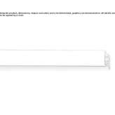 Recessed track light in extruded aluminum Ilfeld