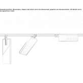 Aluminum LED track lamp Bucu