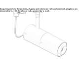 Lampa szynowa LED z odlewanego ciśnieniowo aluminium Medea