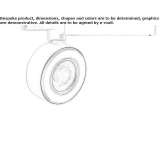 Lampa szynowa LED z odlewanego ciśnieniowo aluminium Aarau