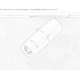 Aluminum LED track lamp Waldrach