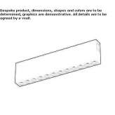 Aluminum LED track lamp Warwick