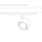 Aluminiowa lampa szynowa LED Meeden