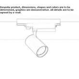Aluminum LED track lamp Wehingen