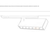 Aluminum LED track lamp Helpston