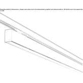 LED track lamp made of extruded aluminum Cinfaes