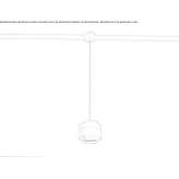 Aluminum track LED suspension point Cereseto