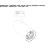 Aluminum LED track lamp Chilibre
