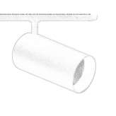 Aluminiowa lampa szynowa LED Chipao