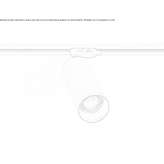 Aluminiowa lampa szynowa LED Duquesne